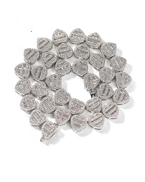 Crushed Heart Necklace