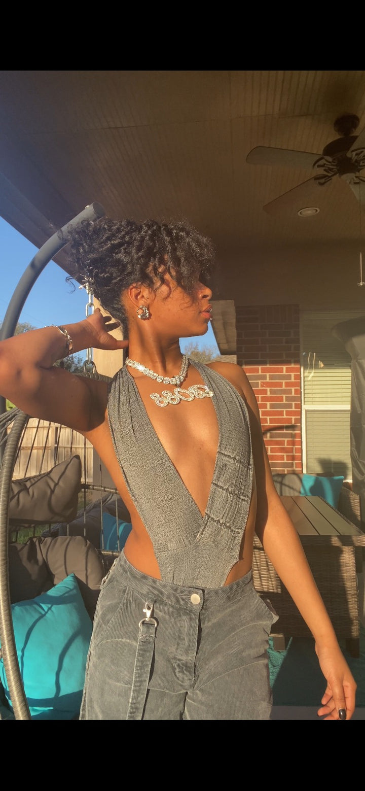 Iced Custom Baguette Necklace