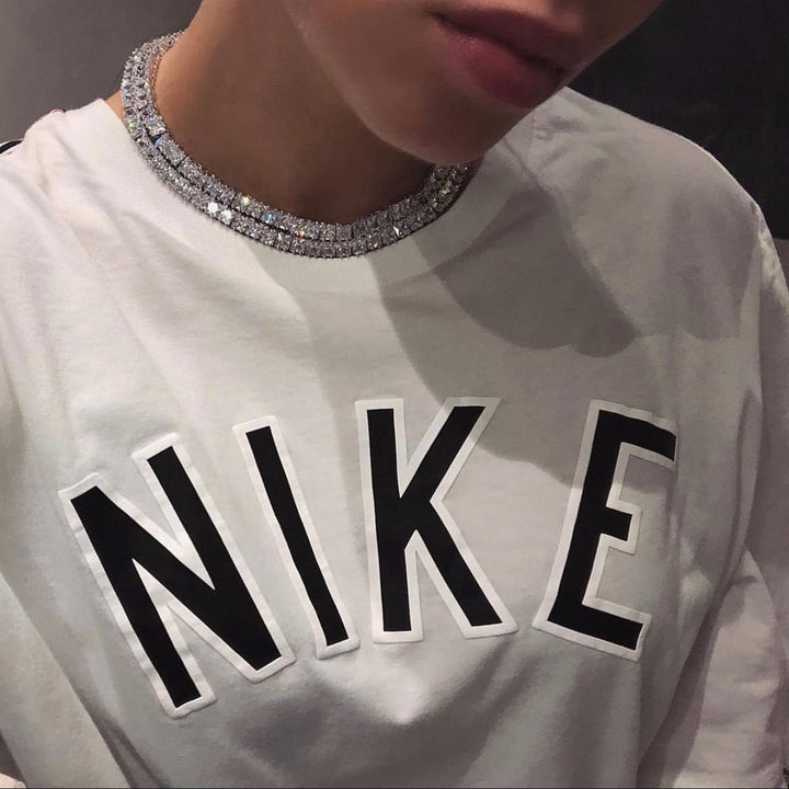 Square Tennis Necklace