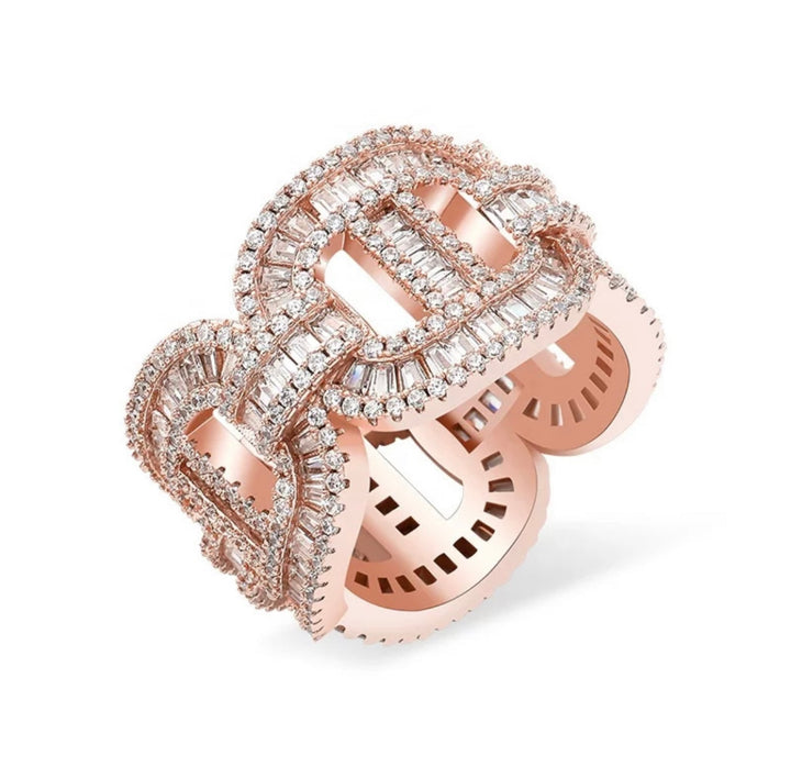 Cuffed Baguette Band | Silver