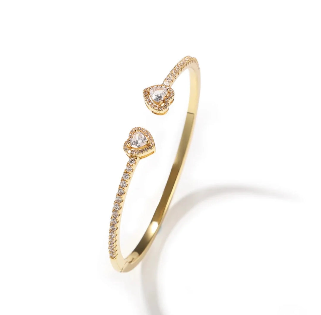Double Heart Bracelet