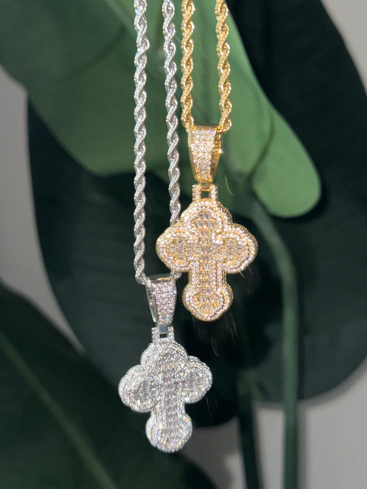 Cloud Cross Pendant