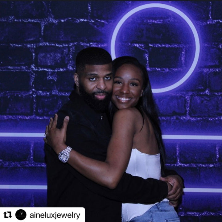 Bust Down Square Watch