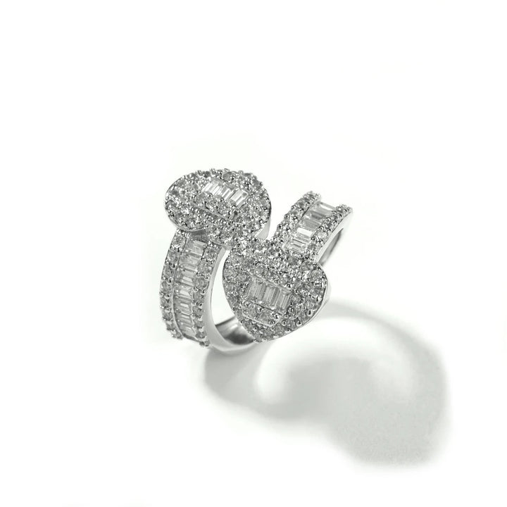 Baguette Heart Ring
