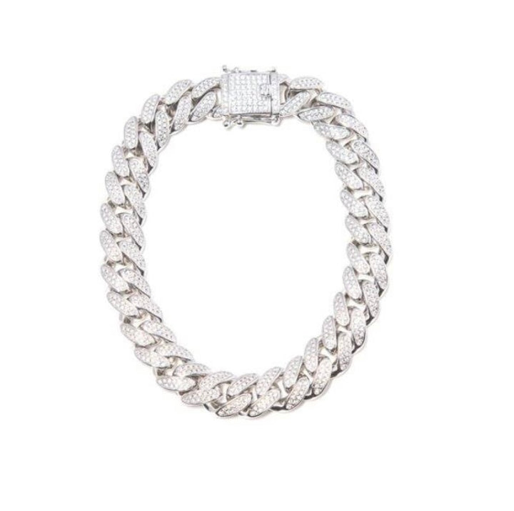 Classic Cuban Anklet Silver