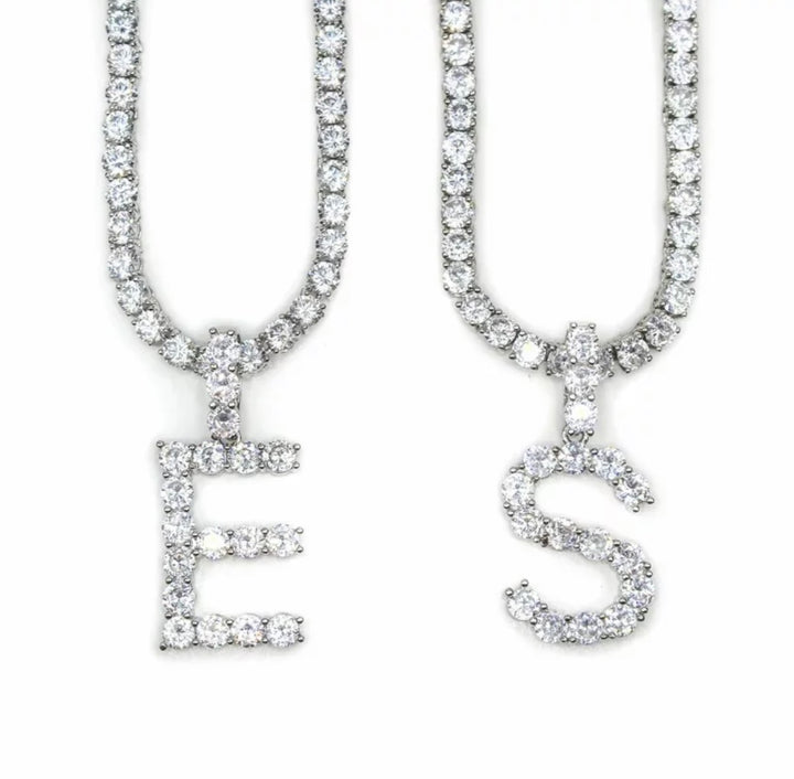 Diamond Initial Necklace