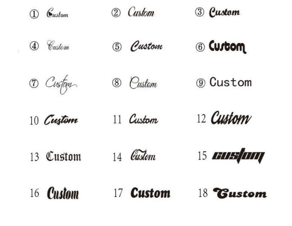 About Business Name Custom
