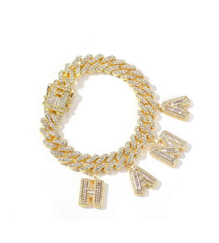 Baguette Charm Anklet