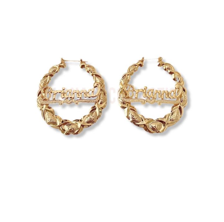 Xo Bamboo Hoops